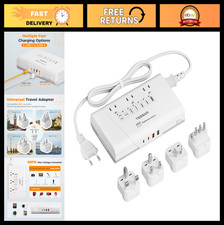600W Pure Sine Wave Voltage Converter 220V to 110V, Power Inverter, Compact Desi