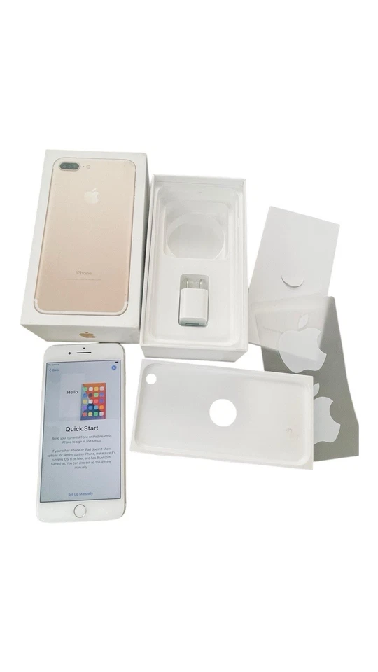 Apple iPhone 7 Plus — 128 Гб — золотой (Verizon) A1661 (CDMA + GSM), оригинальная коробка - Изображение 3 из 4