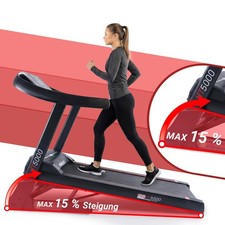 Laufband Klappbar mit Steigung 15% Fitness Joggen Heimtrainer App LCD Display
