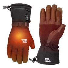 Heated Gloves, 3 Heat Levels, Winter Motorcycle Ski Gloves X-Large