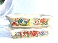 The Pioneer Woman Spring Bouquet Rectangular Baking Casserole Dishes  2- Pc Set 