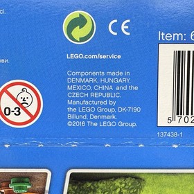 LEGO CITY Orange Recycling Truck 60118 Retired 2016- Box Package Only