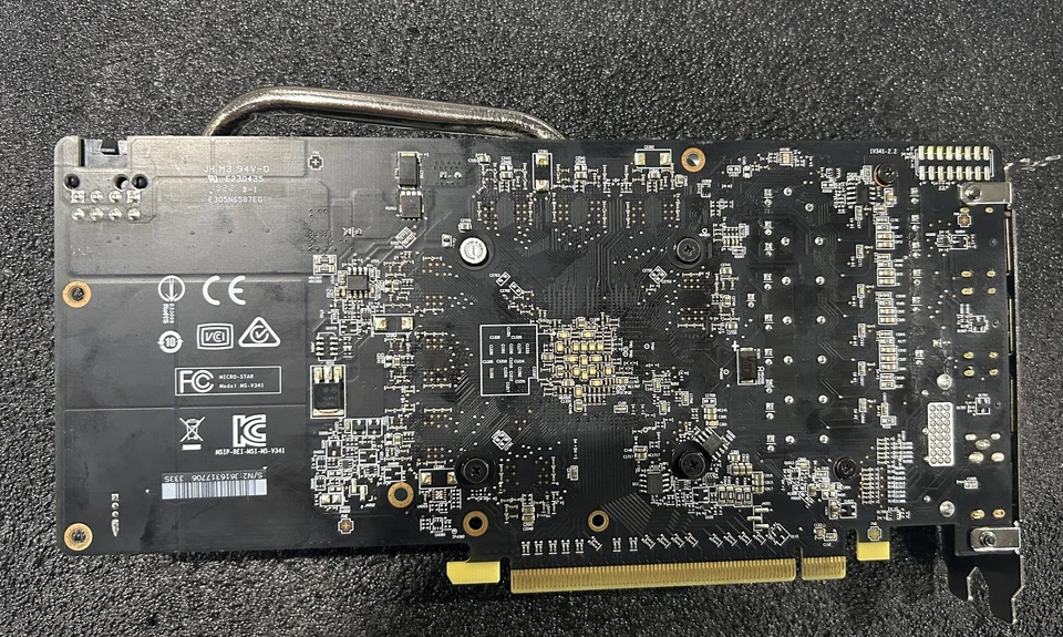 MSI RADEON RX 570 ARMOR 4GB GPU - BLACK/SILVER - Image 3 of 4