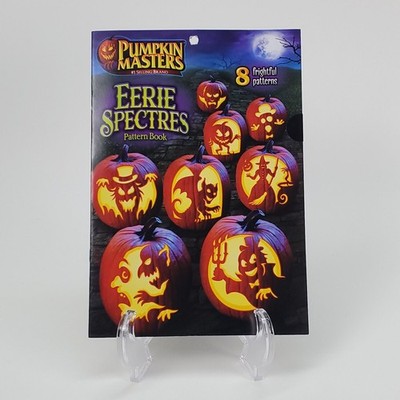 Pumpkin Masters Eerie Spectres Pattern Book 8 Halloween Carving Designs C2524A