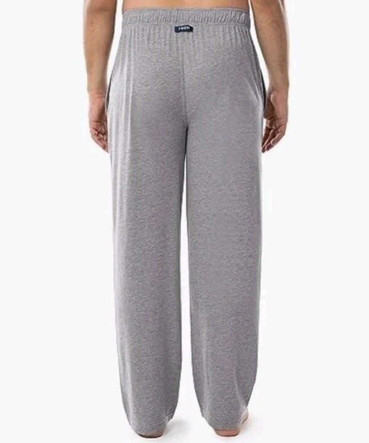 Pantalones de salón Izod de punto gris para hombre. Grande Foto 2 de 4