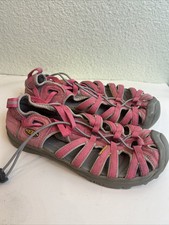 Keen Whisper Sandals Size 4 Pink Toggle Vibram Hiking Camping Outdoors Water