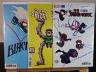 Three Marvel Comics SKOTTIE YOUNG COVERS Black Cat SPIDER-MAN Doc Oct 9.6/NM+