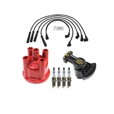 Bosch Distributor Cap Rotor 4 Spark Plugs Denso Wire Kit for 900 2.0 L4 Turbo L