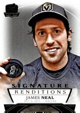 James Neal Stars Edmonton Signature Renditions 2017-18 UD The Cup Blank Back