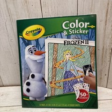 NEW CRAYOLA Color Sticker 2017 FROZEN NORTHERN LIGHTS 50 Stickers.