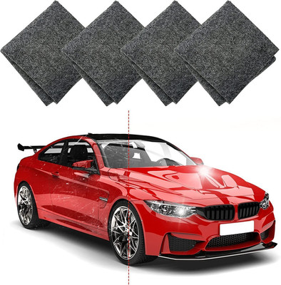 4Pcs Nano Sparkle Cloth Car Magic Scratch Repair Remover Cloth Nano Cloth 2023