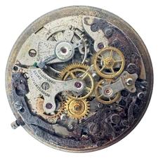 Vintage 35mm Unbranded Chronograph Men's Wristwatch Movement Landeron 51 Swiss