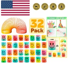 32 Pcs Mini Spring Party Favors for Kids 4 to 8 Fun Goodie Bag Stuffers for B...