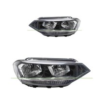 PRASCO Scheinwerfer Set links rechts H7 passend für VW Touran 5T1 Bj 04/15