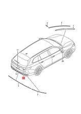 Original VW Golf R32 GTI Rabbit Variant 4Motion Schriftzug 5H0853675L2ZZ