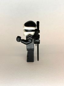 LEGO Ninjago Zane Deepstone Armor Minifigure, Possession 70737 Used Slight Crack