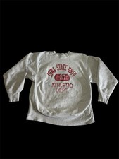 Vintage 80s Champion Iowa State Athletic Dept Reverse Weave Crewneck Best Fit MD