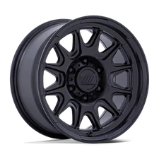 1 New 17X8.5 Pro Comp Alloys PA200 Pulse Matte Black 5x127 ET0 Wheel Rim