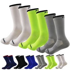 5 Pairs Cycling Socks Men Sport Road Bicycle Socks Bike Racing Football Socks Mi