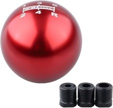 Shift Head, Manual Transmission Metal Gear Shift Knob, 5-Speed Gear Red