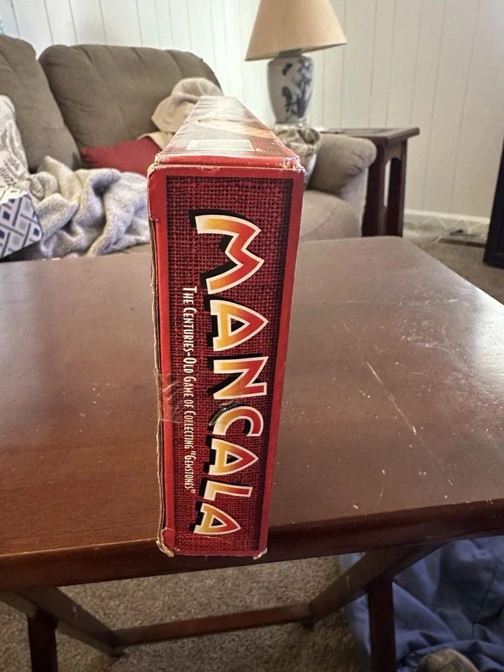 Juego de Coleccionar Gemas Mancala de Pressman con Tablero de Madera 1997 Completo Foto 2 de 4