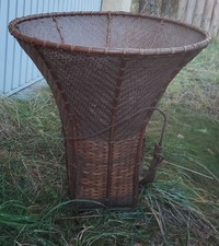 ancienne hotte de portage ethnie Meos du Laos objets ethniques années 50 asie