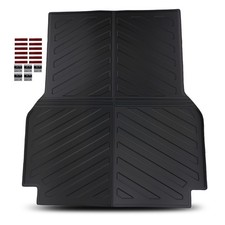 5ft Tpe Truck Bed Mat For Toyota Tacoma 2005-2023 Black Anti-slip Waterproof