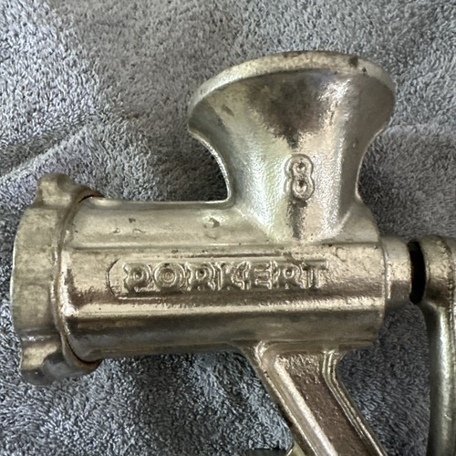 PORKERT #8 Meat Grinder Heavy Duty Metal Tabletop Manual Kitchen Sausage Maker - Picture 2 of 6