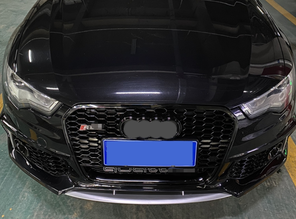 For 20132015 Audi A6 C7 S6 RS6 Front bumper Grille Mesh Hex Grill eBay