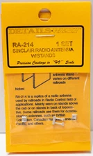 Details West HO #214 Antenna -- Sinclair w/Ground Plain