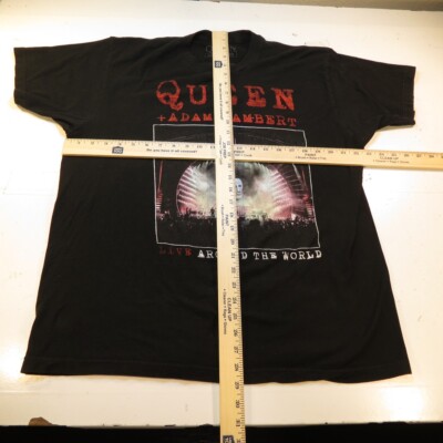 QUEEN ADAM LAMBERT OFFICIAL MERCH LIVE AROUND THE WORLD CONCERT
