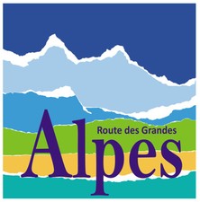AUFKLEBER ROUTE DES GRANDE ALPES ALPINES SAVO...