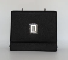 Marianna Satchel Ebony Leather Handbag Luana Italy 👜 NWT MSRP $455