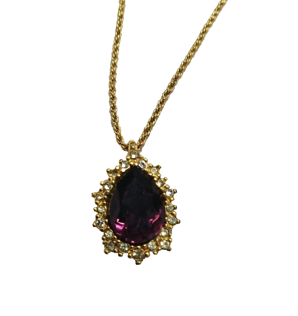 Collana Christian Dior con pietre colorate autentica donna