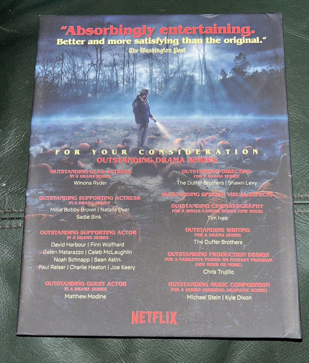 Stranger Things Complete Season 2 FYC 4 DVD Set For Your