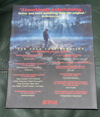 Stranger Things Complete Season 2 FYC 4 DVD Set For Your