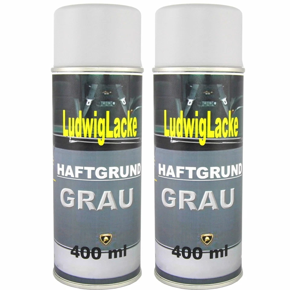 Haftgrund GRAU 2 x 400ml Rostschutz Grundierung Made in Germany