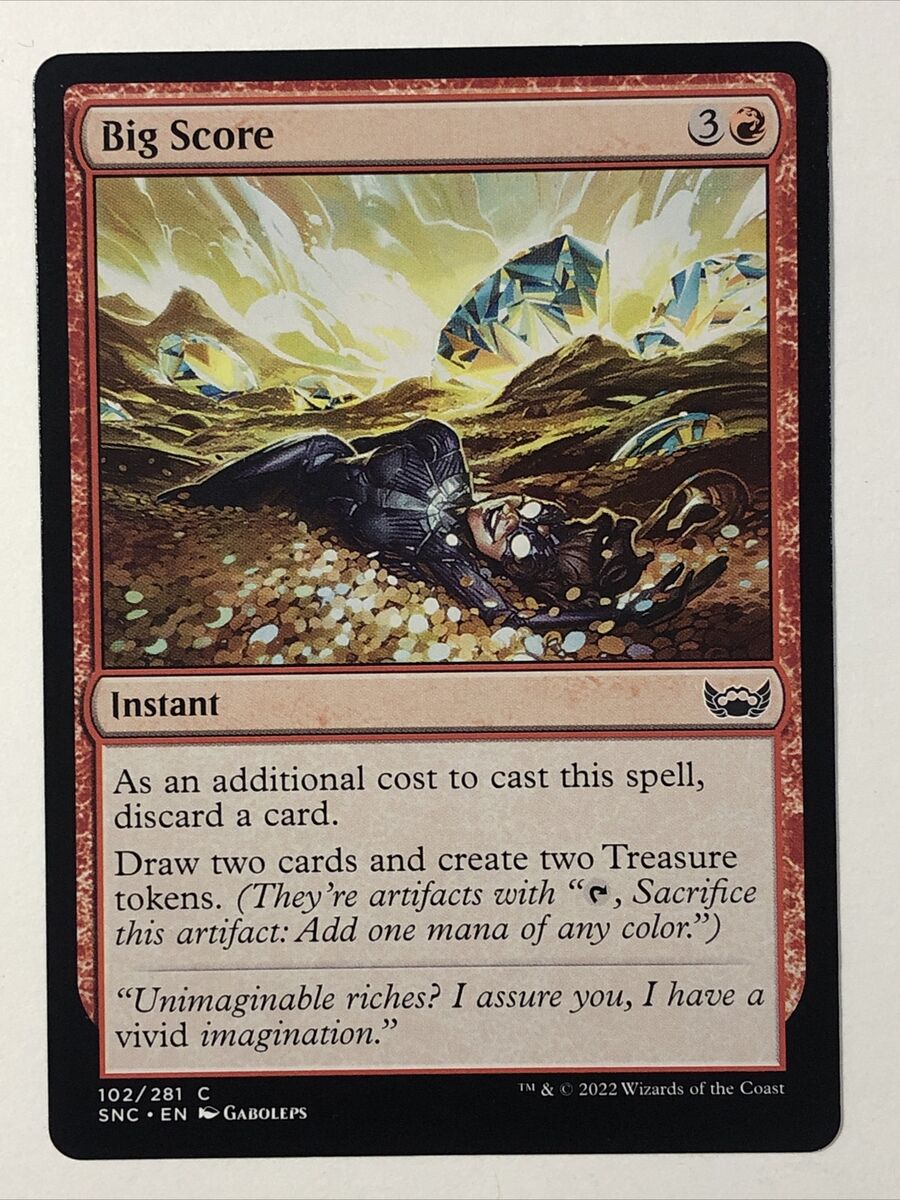 MTG Big Score Streets of New Capenna SNC 102 Magic: The MTG Big Score Streets of New Capenna SNC 102 Magic: The