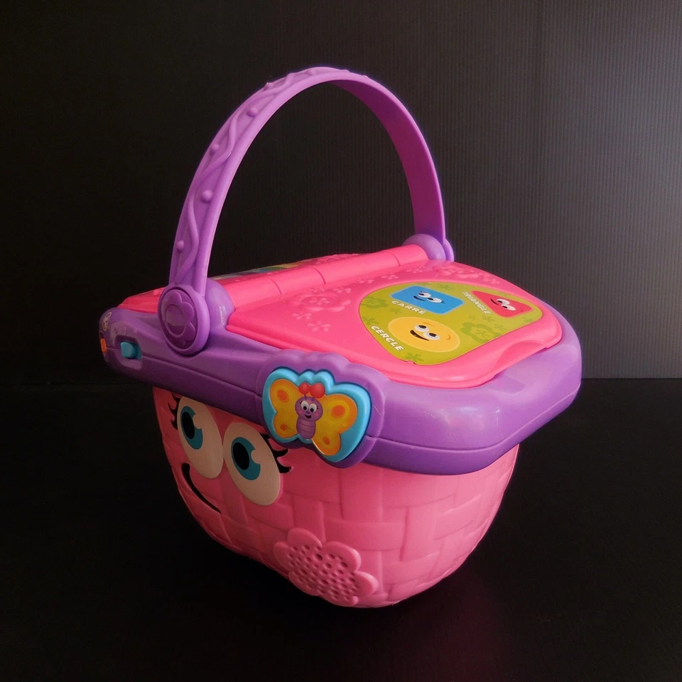 Korb Musical Lernspiel LEAP FROG LEARNING PATH Spielzeug Kind Vintage USA N6151 - Bild 3 von 4