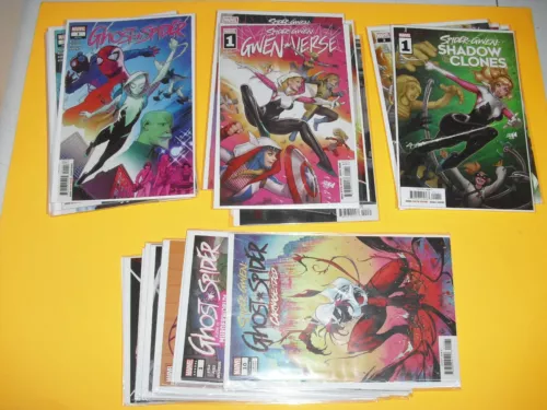 Lot 28 Spider-Gwen & Silk comics NM! Ghost Spider 1-10 Gwen-verse 1-5 Silk 2 3 4