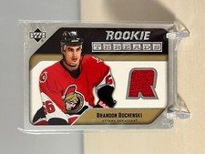 2005-06 Upper Deck Rookie Threads #RTBB Brandon Bochenski - NHL Hockey Card