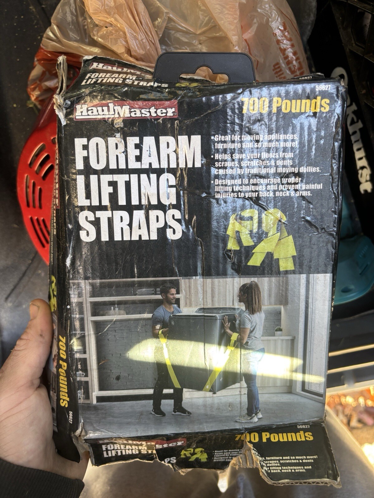 forearm lifting straps - 700-lb
