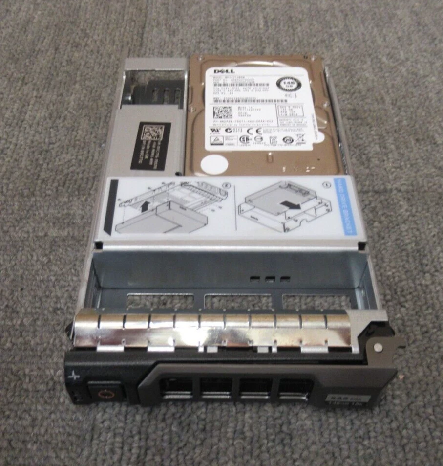Dell MK1401GRRB 6DFD8 146GB 15000RPM 2.5"  in 3.5" Hard Drive Caddy F238F 9W8C4 - Image 2 of 4