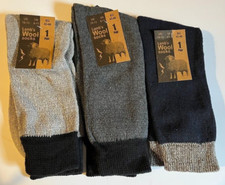 NEW  LAMB'S WOOL MEN'S SOCKS  US SIZE 10-13  YOU CHOOSE 1 or ALL  1 SHIP
