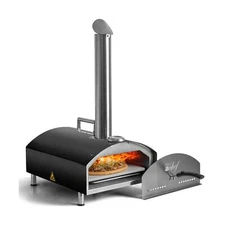 Deco Chef Outdoor Pizza Oven with 2-in-1 Pizza and Grill Oven Functionality, ...