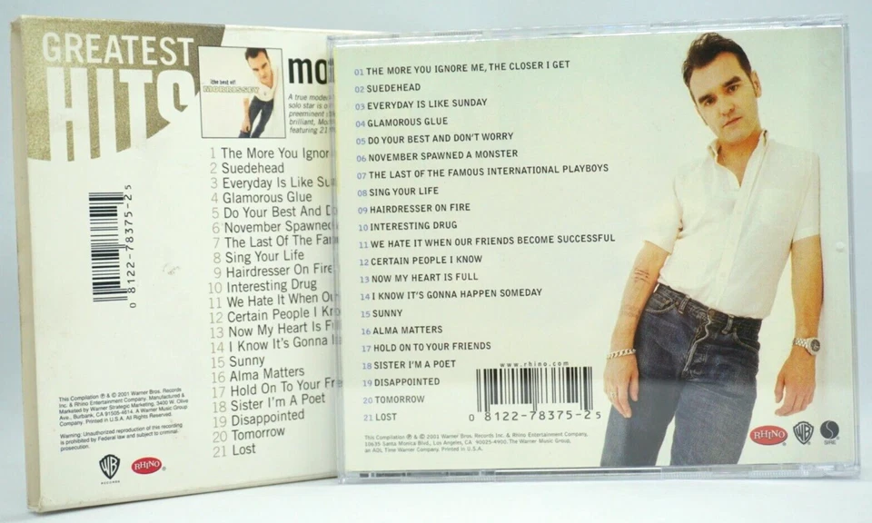 Morrissey : The Best Of Morrissey CD Album - SUEDEHEAD - THE SMITHS - HTF - Image 3 of 4