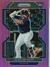 2022 Panini Prizm #183 Alex De Goti Purple Prizm