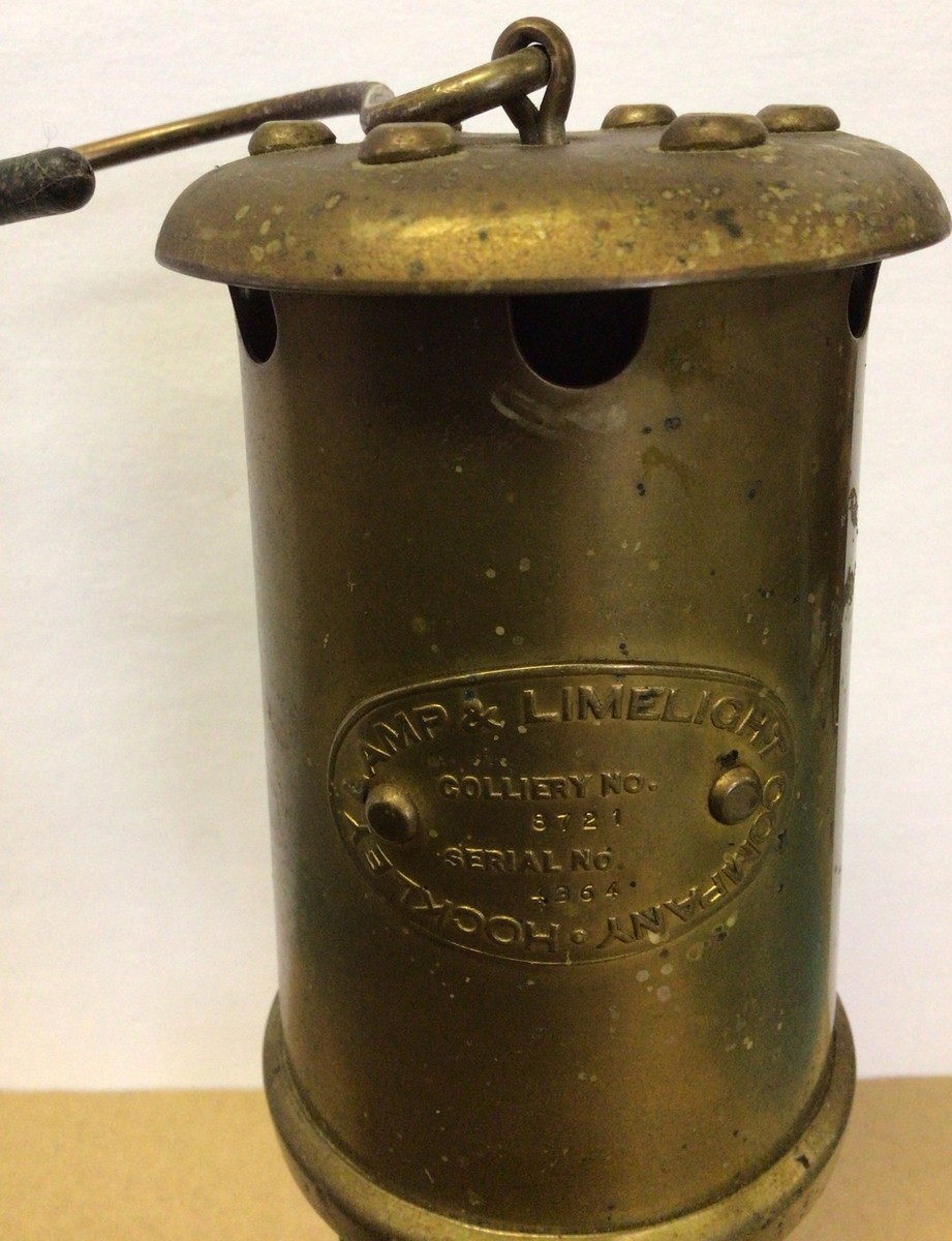 Vintage Brass Hockley Lamp & Limelight Company Miners Lamp Vintage Brass Hockley Lamp & Limelight Company Miners Lamp