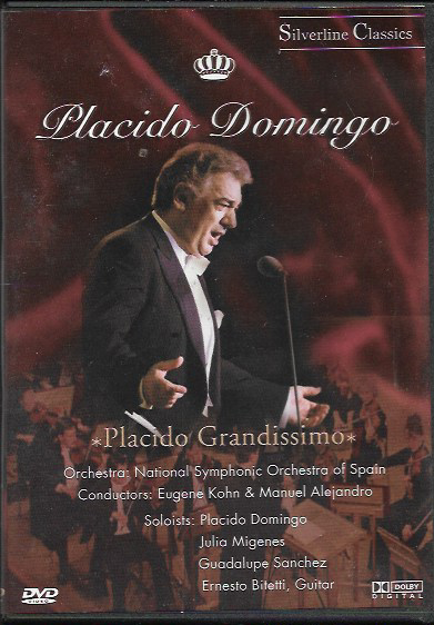 PLACIDO DOMINGO GRANDISSIMO ALL REGION DVD SYMPHONIC ORCHESTRA OF SPAIN