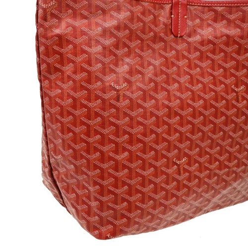 Goyard Red Saint Louis GM Tote Handbag MIA020183 184467 - Picture 3 of 10